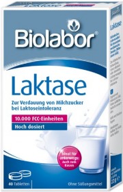 Biolabor Laktase enzym, 40 hochdosierte Tabletten