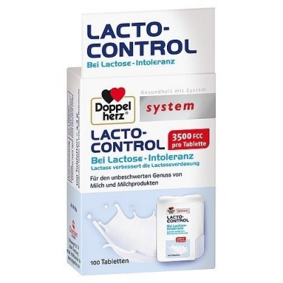 DOPPELHERZ Lacto-Control system Laktase Tabletten 100 Stück