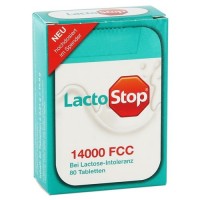 Lactostop 14.000 Fcc Laktose Tabletten im Spender 80 Stk