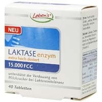 Laktase Tabletten Leben´s - Box mit 40 Stück FCC 15.000